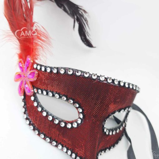 Mascara De Carnaval Modelo Veneziana Luxo - Imagem 2