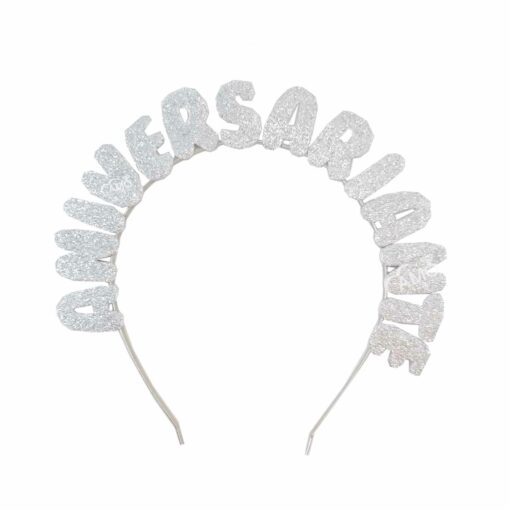 Tiara Aniversariante EVA Glitter Colorida - Image 3