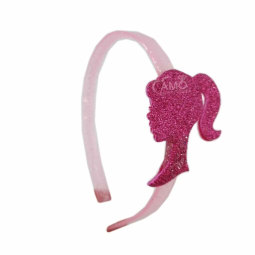 Tiara Infantil Boneca Rosa