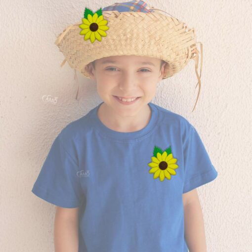 Par Presilha Flor GIRASSOL - Imagem 5